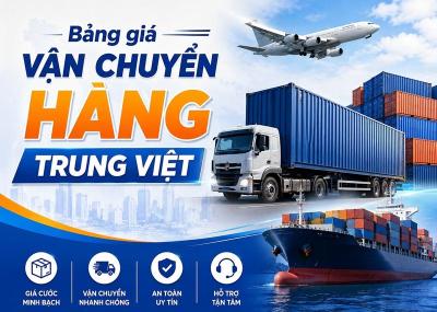 Bảng giá vận chuyển hàng Trung Việt