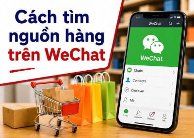 Cách tìm nguồn hàng trên WeChat giá xưởng, uy tín cho người mới